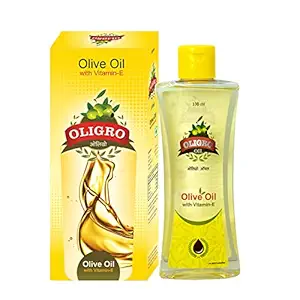 Leeford Oligro Body Massage Olive Oil Pack of 3 (100ml Each) - for Body Massage and Hair Care | Goodness of Vitamin E & Sweet Almond Oil |Helps to Nourished and Glowing Skin || Pure & Natural ? for Both Men & Women