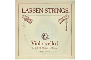 LS LARSEN STRINGS Larsen Strings - Cuerdas para violonchelo (4/4, tensi?n media)
