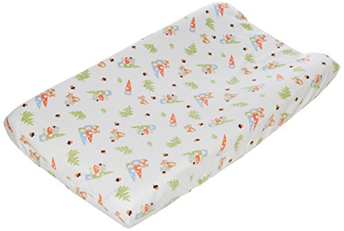 Trend Lab Forest Gnomes Deluxe Flannel Changing Pad Cover