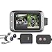 Produktbild leegoal Motorrad-Rekorder, 1080p Waterproof 3.0"LCD-Bildschirm 140 Degree Angle Night Vision Dual Lens Video Recorder Motorcycle Dash Cam mit GPS für Suzuki/Honda/Yamaha/KTM/Bombardier