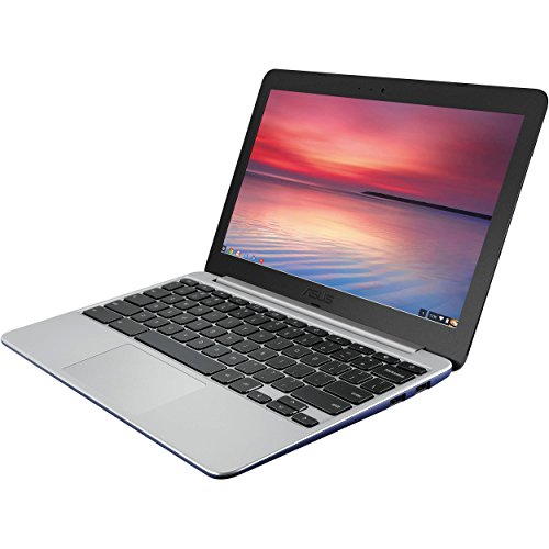 ASUS Chromebook C201PA-FD0009 11 6 inch Laptop  Blue   Rockchip RK3288C  1 8 GHz Processor  4 GB RAM  16 GB HDD  Integrated Graphics  Google Chrome OS