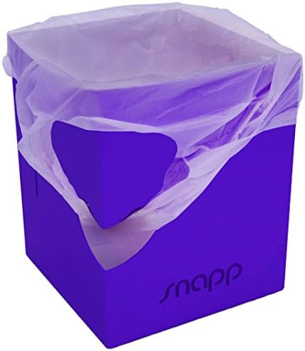 Snappy Bin The Portable Folding Bin (Purple)