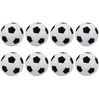 Set di 8 Palline da Calcio Balilla, di Alta qualità e silenziose da 32 mm, perfette per Il Calcio Balilla e Il biliardino