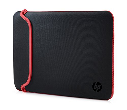HP Neopren Schutzhülle (39,62 cm / 15,6 Zoll) für Notebooks, Laptops, Tablets in schwarz/rot - 3