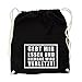 Produktbild Gebt mir Essen Gym Bag Black