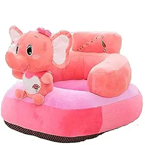 Baby Sitter & Soft Sofa | Rocking Chair for Kids | Soft Plush Cushion Chair for Boys and Girls (Pink)