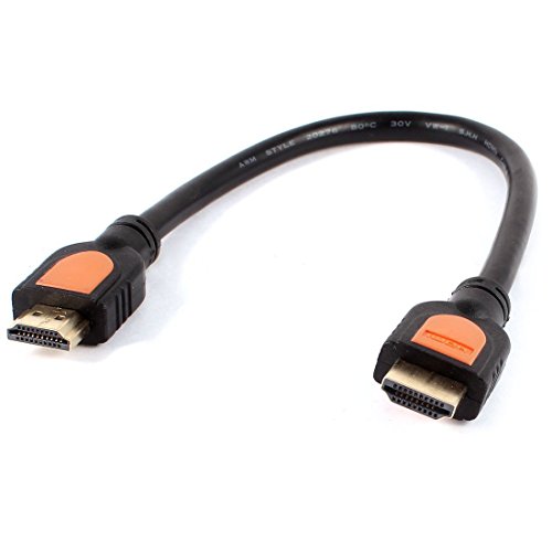 Adapter-Kabel - TOOGOO(R) 30cm/12" Schwarz Extension Karte HDMI Male zu HDMI Male m/m Connector Kabel