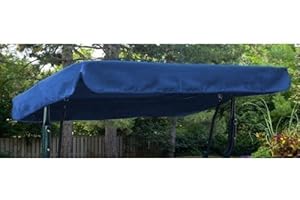 Gardenista Garden Swing Canopy Replacement | Water Resistant | Only For Outdoor Seat Hammock | Great for Sun Shade | 2 Seater (Only Canopy) (Royal)