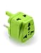Produktbild Pins-Up! Reiseadapter für 190 Länder. Hochwertiger Reisestecker verbindet Stecker und Steckdosen aus UK,Europa,Australien,Asien,USA. Extrem Leichter Universal Steckdosenadapter im Hosentaschenformat