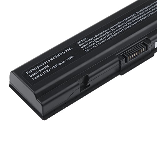 Vinteky® Li-ion 10,80/11,10 Volt 5200mAh Laptop Akku Ersatz Batterie für Toshiba Satellite L550D Series,L550D-008, L550-00Q, L550D-00W, L550-00Y, L550-05C, L550-0CD, L550-10N, L550-113, L550-11C, L550-11E, L550-11J, L550-11K, L550-130, L550-13U, L550-13V, L550-1C9, L550-1CC, L550-1CF, L550-1CW, L550-204, L550-207,L550-20W, L550-21D, L550-ST2721, L550-ST2743, L550-ST5701, L550-ST5702 - 4