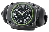 Seiko Unisex Wecker Analog Kunststoff Schwarz QHK043J