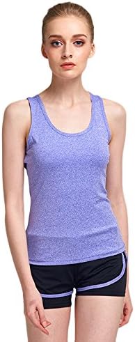 Omysi 2017 Women’s Sleeveless Quick Dry Yoga Running Exercise Tops Vest