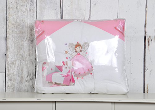 Princess Collection 100% Cotton Cot Bed 4.5 Tog Quilt/Duvet