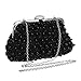 Produktbild Mitlfuny handbemalte Ledertasche, Schultertasche, Geschenk, Handgefertigte Tasche,Frauen Abend Umschlag Handtasche Party Sparkly Clutch Geldbörse Schulter Cross Bag