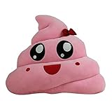 Emoticon Kissen, Herz-Augen Poo Form Kissen Puppe Spielzeug werfen Geschenk