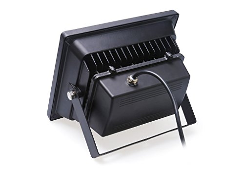 5er Auralum® 10 Jahren Garantie 20W LED Fluter Außenstrahler 1700Lumen 230V IP65 3000K Warmweiß, (Schwarz) - 4