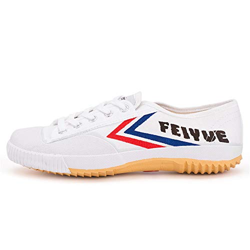 Willsky Chaussures d'arts Martiaux, Chaussures De Sport sur Piste Enfants Adultes Chaussures De Tai-Chi Unisexe Chaussures De Toile Antidérapantes