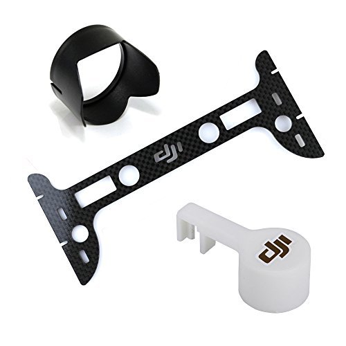 Preisvergleich Produktbild Anbee Carbon Fiber Camera & Gimbal Guard + Lens Hood + Lens Cap Bundle for DJI Phantom 3 (Professional / Advanced) Quadcopter by Anbee