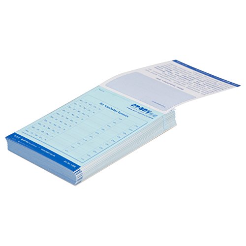 Terminplaner Terminzettelblock Terminblock Terminzettel Physio Ärzte 10×75 Blatt DIN A7 - 3