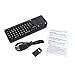 Produktbild KNOSSOS X1 Mini 2.4G Wireless Keyboard with Touchpad for Smart TV for HTPC for PC - Black