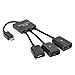 Produktbild YouN 3 in 1 Micro USB Lade OTG Hub Kabel Adapter für Samsung NOTE 2 i9100