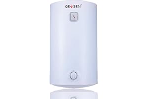 GEESEN Electric Hot Storage 50L Water Heater Storage, RV TR Endless Trailer Indoor Waterproof Shower Water Heater Compact Point-of-Use, UK Plug