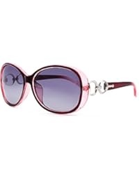 VeBrellen Lujo transparente gafas de sol polarizadas Gafas retro Mujer de los anteojos UV400