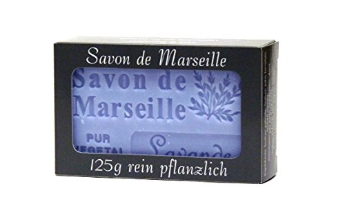 100% Naturseifen: Lavendelseife & Rosenseife & Maiglöckchenseife, 3-teiliges Seifenset (Savon de Marseille) - 2