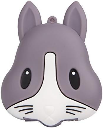 Cute Cartoon Funny Animal Gift PVC External Battery Portable USB Charger Powerbank for iPhone X 8 8plus 7 7plus 6 6S Plus 5S 5C SE 4S and Samsung Huawei LG Android Phone (Rabbit)