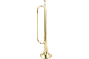 TSFFAE 1pc Messing Trompete Bugle Kavallerie Horn Mundstück Anfänger Musik Instrument Für Schule Band Militär Orchester