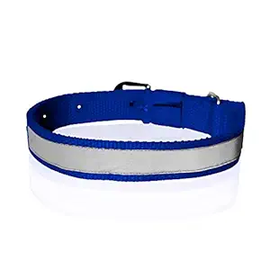 Ruse Pet Reflective Nylon Neck Belt Adjustable Dog Collar for Puppy, Small, Big Dogs.