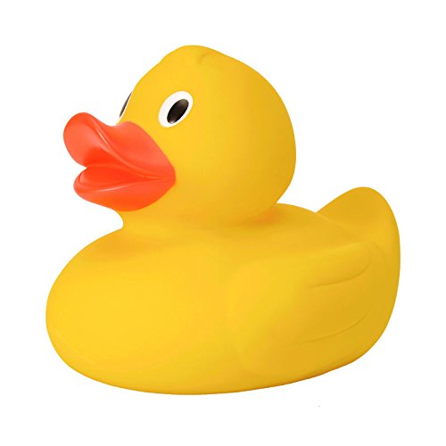 Extragroße XL Badeente in gelb - Gummiente Quietscheente Badeente