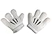 Price comparison product image Cartoon Mickey Mouse Hands Large Padded Gloves Fancy Dress
