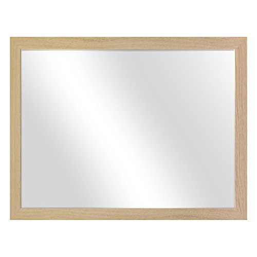 Wandspiegel Garderobenspiegel Frisierspiegel Flurspiegel Barspiegel 56,5×76,5cm – Natur - 2