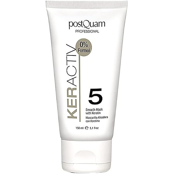 POSTQUAM Haarkur Smooth – Keratin-Glättungskur Für Bis Zu 4 Monate Glattes Haar (150 Ml, Friseurqualität)