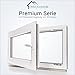 Produktbild Kellerfenster - Kunststoff - Fenster - weiß - 3-fach-Verglasung - BxH: 100x60 cm - DIN links - 60mm Profil - verschiedene Maße - LAGERWARE