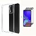 Produktbild Fanxwu Kompatibel mit Samsung Galaxy A50 Hülle Klar Transparent Weich TPU Silikon Cover + 2*Hartglas Glas Display Schutzfolie Luftkissen-Design Case Anti-Kratzer Schützend Schutzhülle