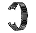 Produktbild Uhrenarmbänder für Garmin VIVOsmart HR, VNEIRW Rostfreier Stahl Ersatzarmbänder Smartwatch Armbänder VNEIRW_Elektronik (Bandlänge: 220mm, Bandbreite: 18mm, Schwarz)