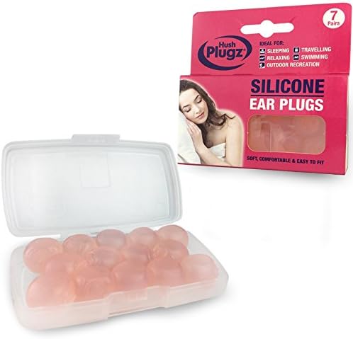7 Pairs Of Skin Tone Adult Mouldable, Silicone Putty, Swimming & Sleeping Ear Plugs
