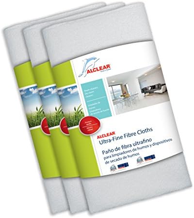 ALCLEAR 955040 Tablecloth From Rex70 for Cleaning and Drying Device fumée-50 Fumes x 40 cm-blanc
