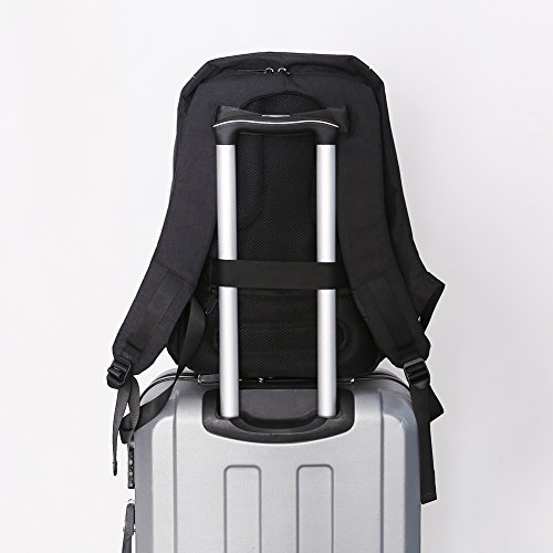 Anti Diebstahl Laptop Rucksack, Fresion 14 -15 Zoll Business Wasserabweisend Rucksäcke Daypack für Damen Herren Student für Schule Reisen Outdoor Backpack mit 35L / USB-Anschluss - 5