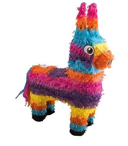 P 'tit Clown 82271 Pinata Esel – 40 x 14 x 57 cm – Mehrfarbig