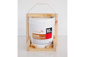 h2oplus Pintura para Suelos Exterior e Interior Floor Rojo 10Kg · Pintura para Suelos Garaje, Hormigon, Asfalto o Baldosa · Producto NATURAL 100% en base Agua, SIN OLOR a Disolventes Químicos