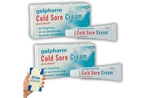 TDY STORE TDY Bundle Galpharm Cold Sore Cream 2g x 2 Packs - Including TDY Cold Sore Treatment + Stages Guides