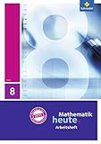 Image de Mathematik heute - Ausgabe 2011 für Hessen: Arbeitsheft mit Lösungen 8