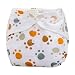 Fulltime(TM) Newborn Baby Summer Cloth Diaper Cover Adjustable Reusable Washable Nappy (E)