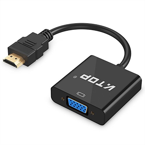 V.TOP HDMI auf VGA Kabel (1080p, Schwarz)