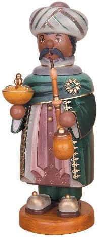 Hubrig Incense Smoker Three Kings Holy Caspar 35 CM Erzgebirge