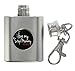 Price comparison product image Black I Love My Step Mummy Metal Miniature Flask Keyring