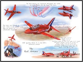 Little Snoring Gifts: 7x5 Greetings Card - Red Arrow Design